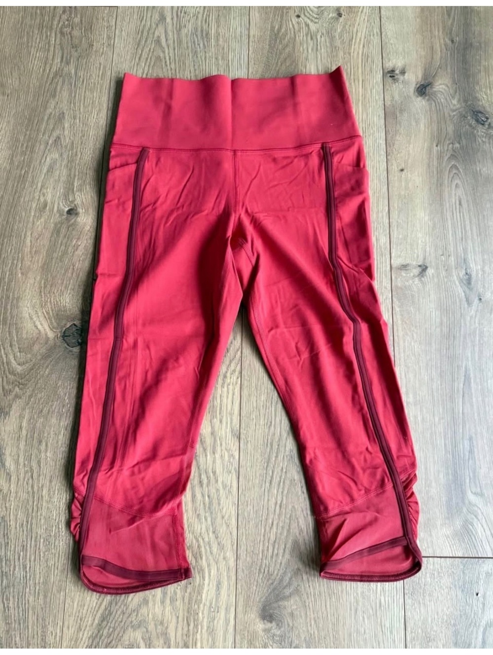 Red crops athelta leggings